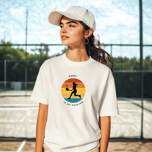 Colourful Retro Padel Women's T-Shirt